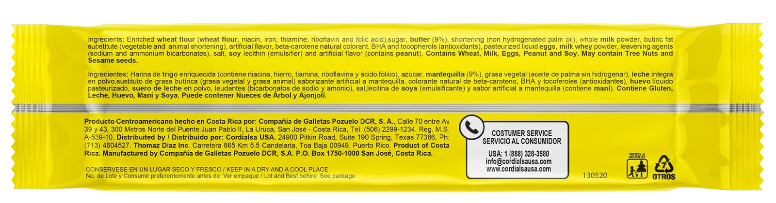1044908 Pozuelo Butter Cookies Pack 5 6 Oz BACK