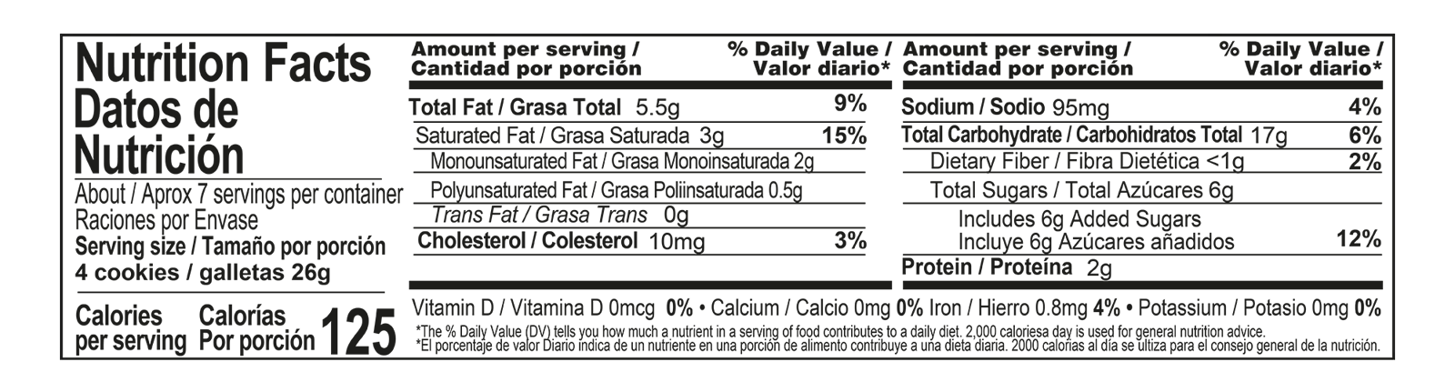 1044908 Pozuelo Butter Cookies Pack 5 6 Oz NL