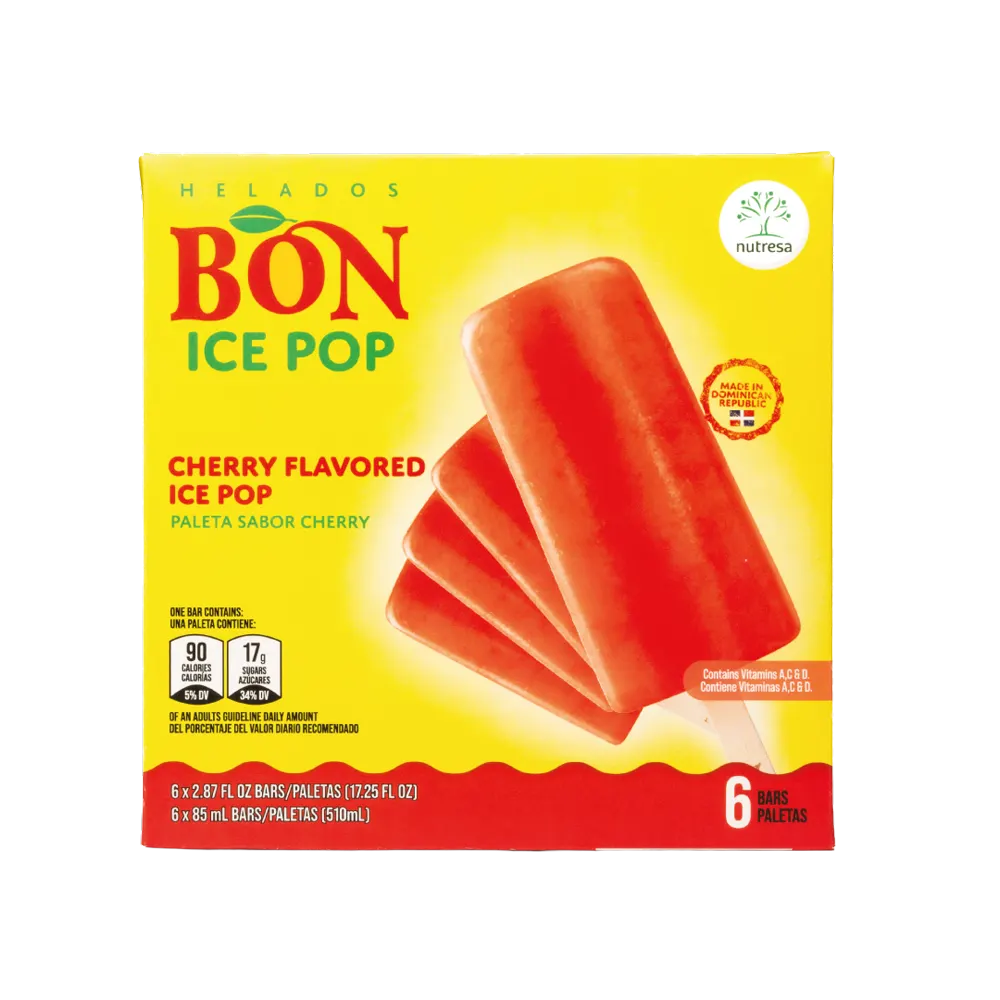 1049894 BON CHERRY POPSICLE DISPLAY 6 6 3FLOZ FRONT