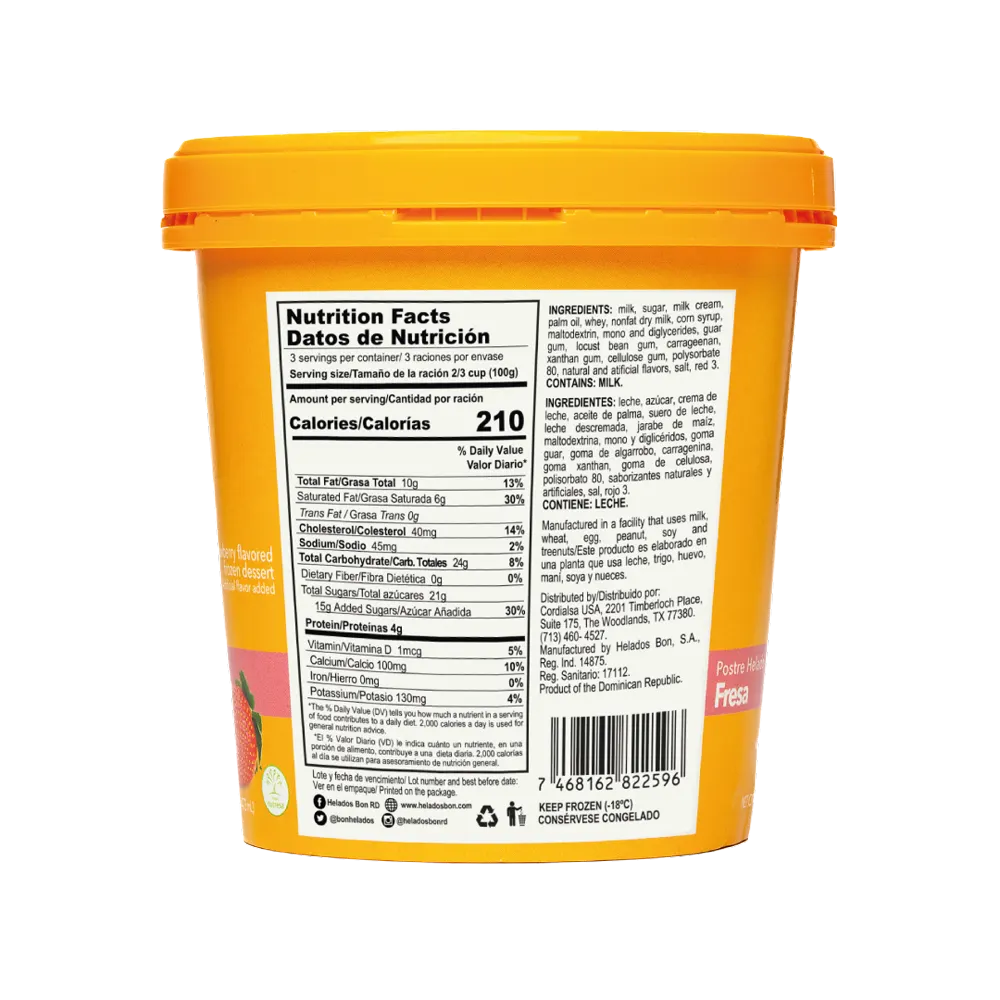 1055042 BON FROZEN DESSERT STRAWB 6 16OZ BACK