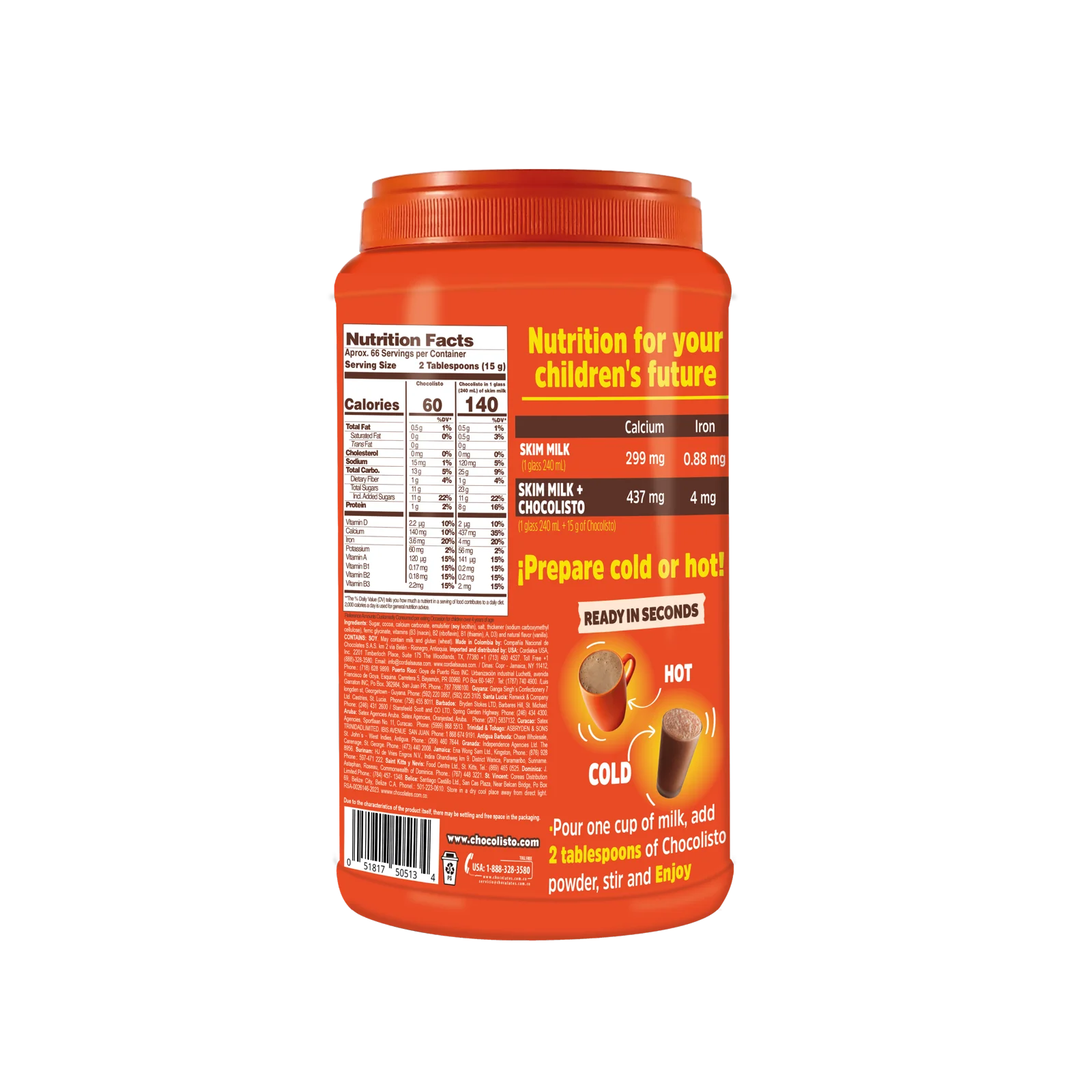 1059624 CHOCOLISTO MILKMOD JAR 6 35 2OZ BACK UPDATE