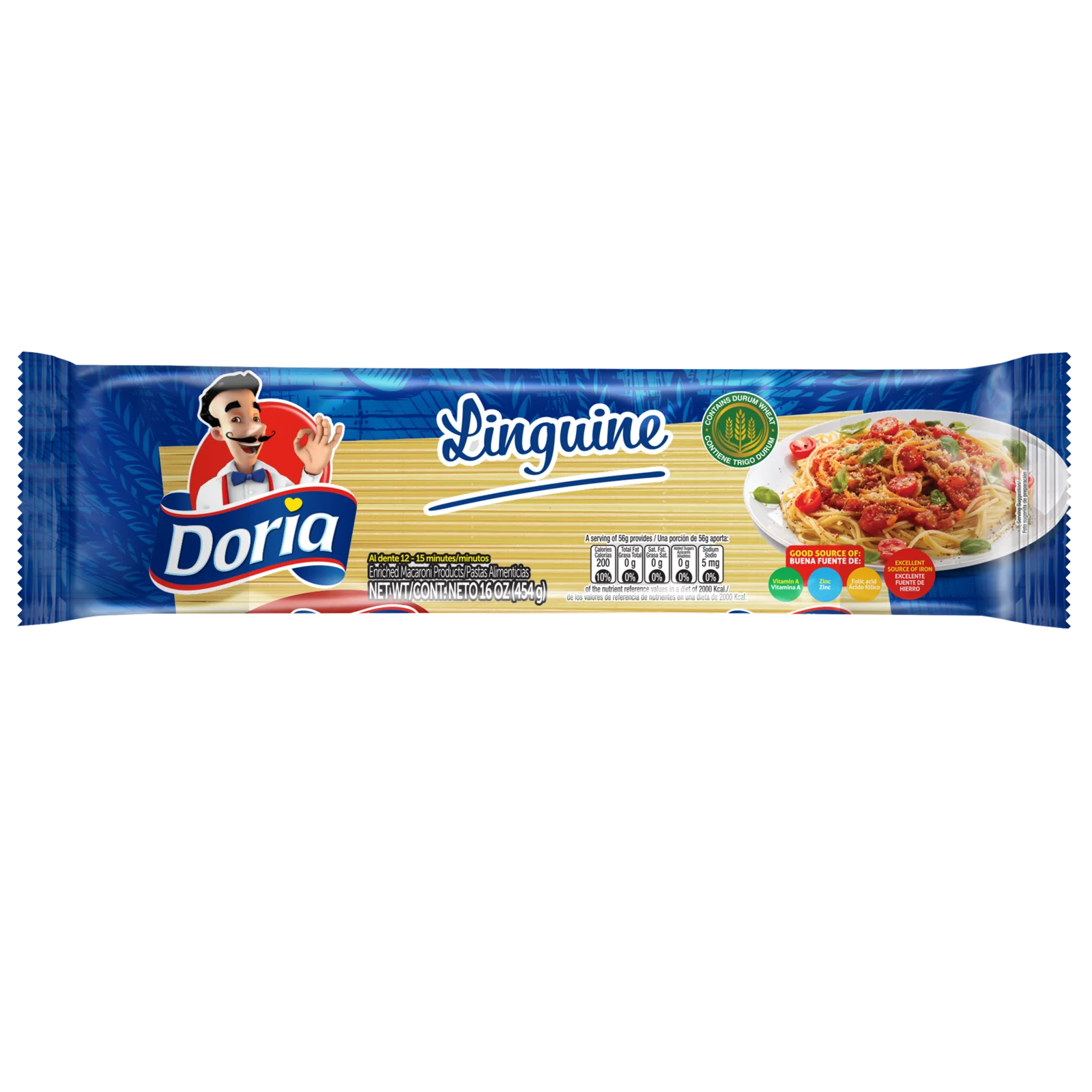 1062433 Doria Linguine 16 Oz FRONT UPDATE