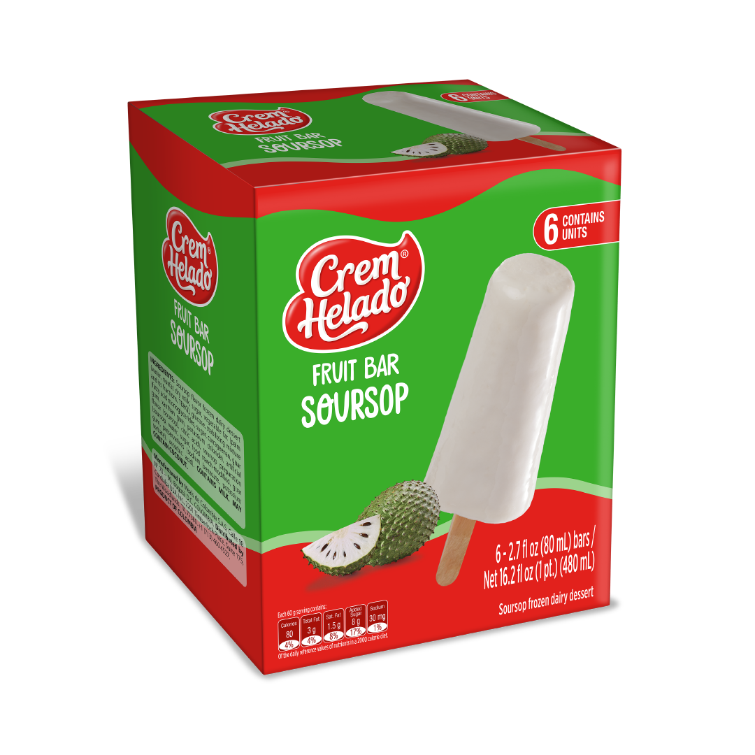 1077577 CREM HELADO FRTBAR SOURSOP PK 8 6 16 2OZ 3D FRONT
