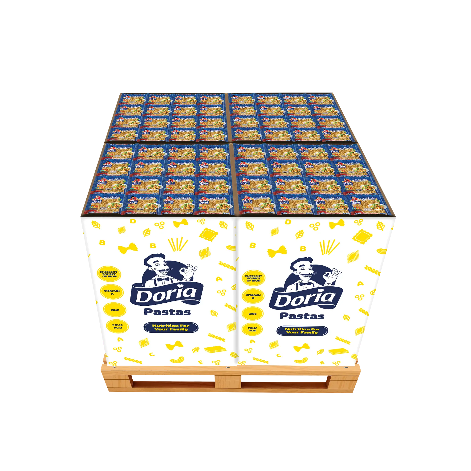 1089573 DORIA MIX PALLET DROP 2000 7 OZ FRONT