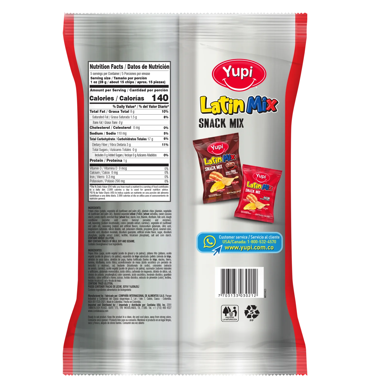 1093952 Yupi Golpe Lat Mx Orig 4 93 Oz BACK