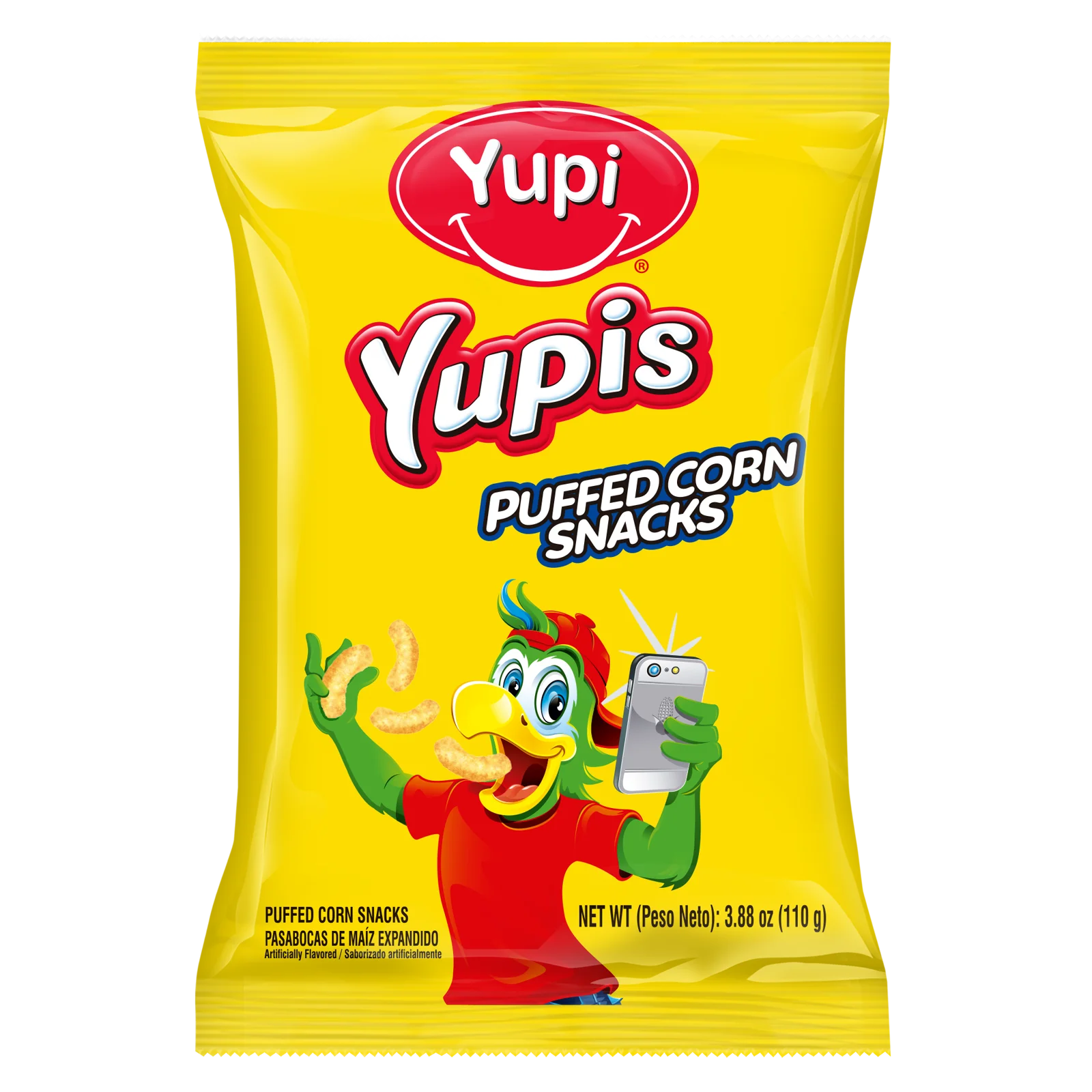 1093955 Yupi Puffed Corn 3 88 Oz FRONT