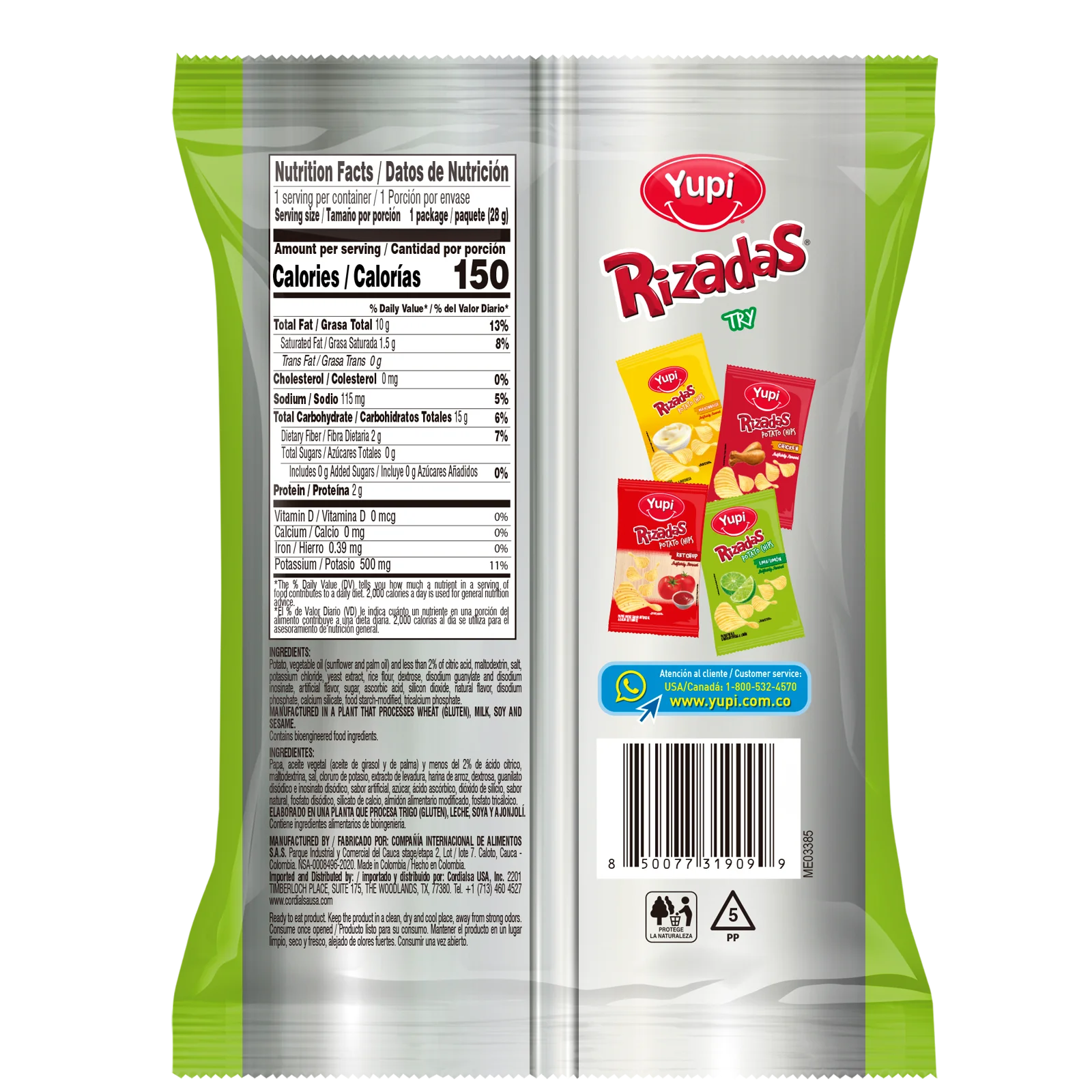 1093958 Yupi Rizadas Lime 0 98 Oz BACK