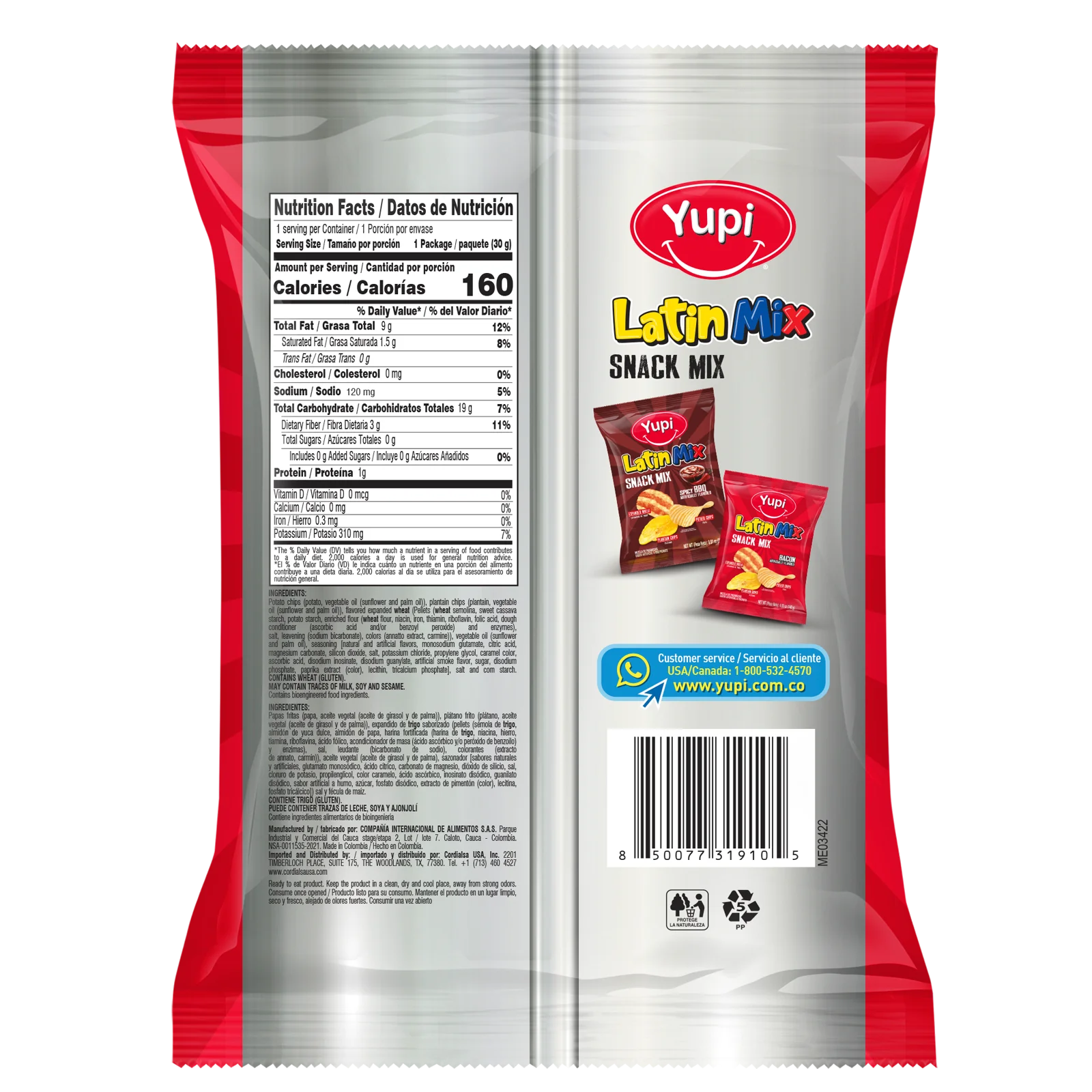 1093959 Yupi Golpe Latin Mix Orig 1 05 Oz BACK