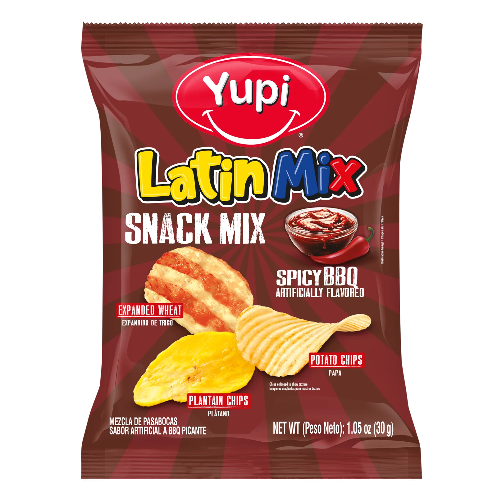 1093962 Yupi Golpe Latin Mix Spcy Bbq 1 05 Oz FRONT