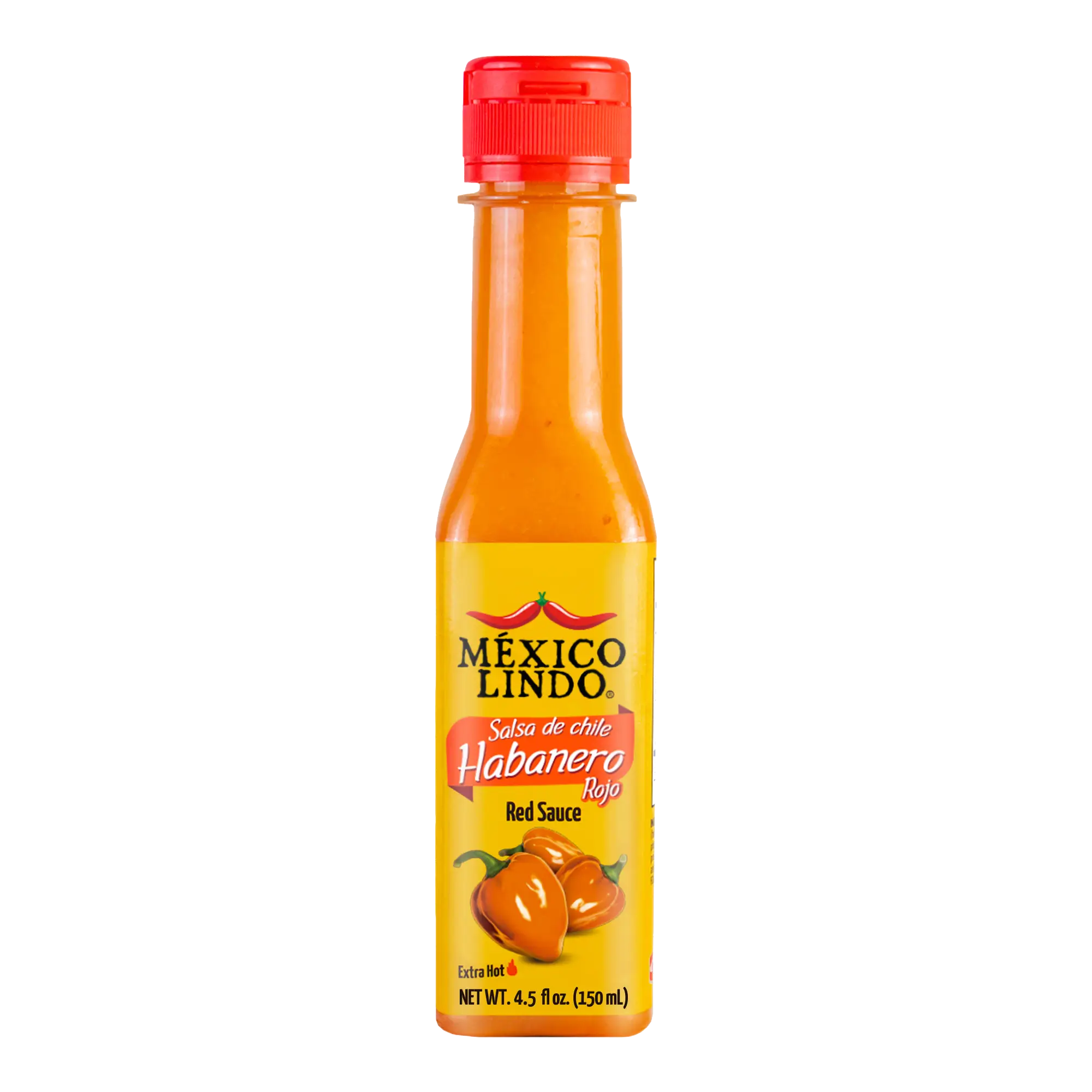 2008081 2008076 MEX LINDO SALSA HABANERA RED 12 5OZ FRONT