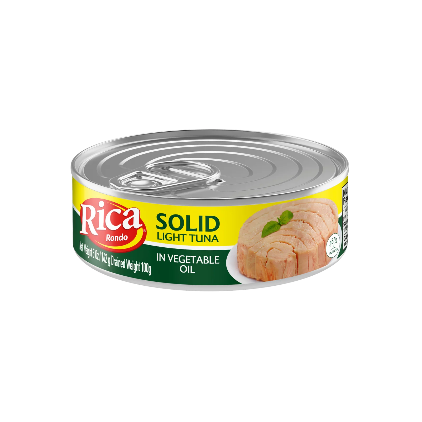 2025993 Rica Tuna Solid In Oil 5 Oz FRONT