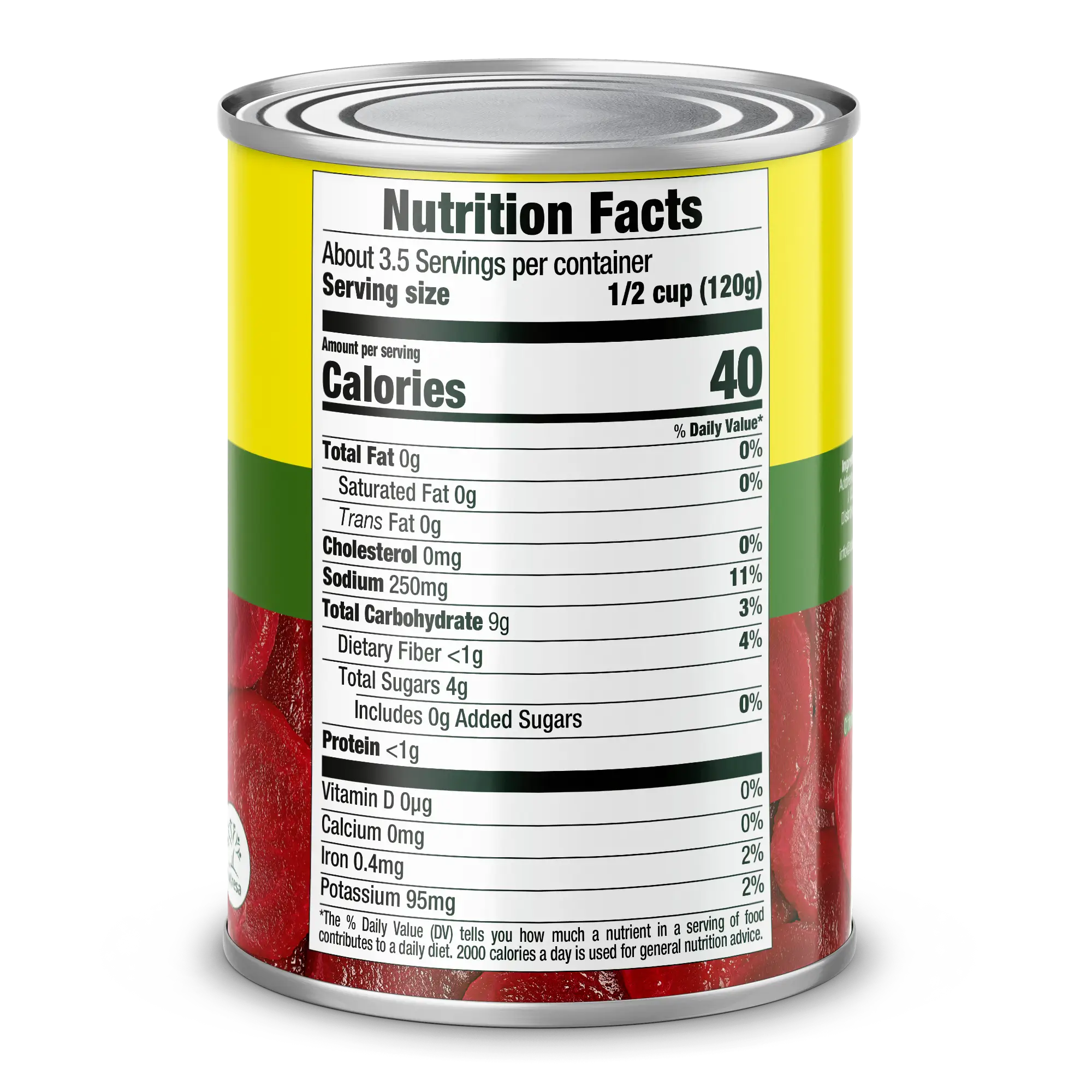 2036105 RICA SLICED BEETS CAN 24 15OZ SIDE