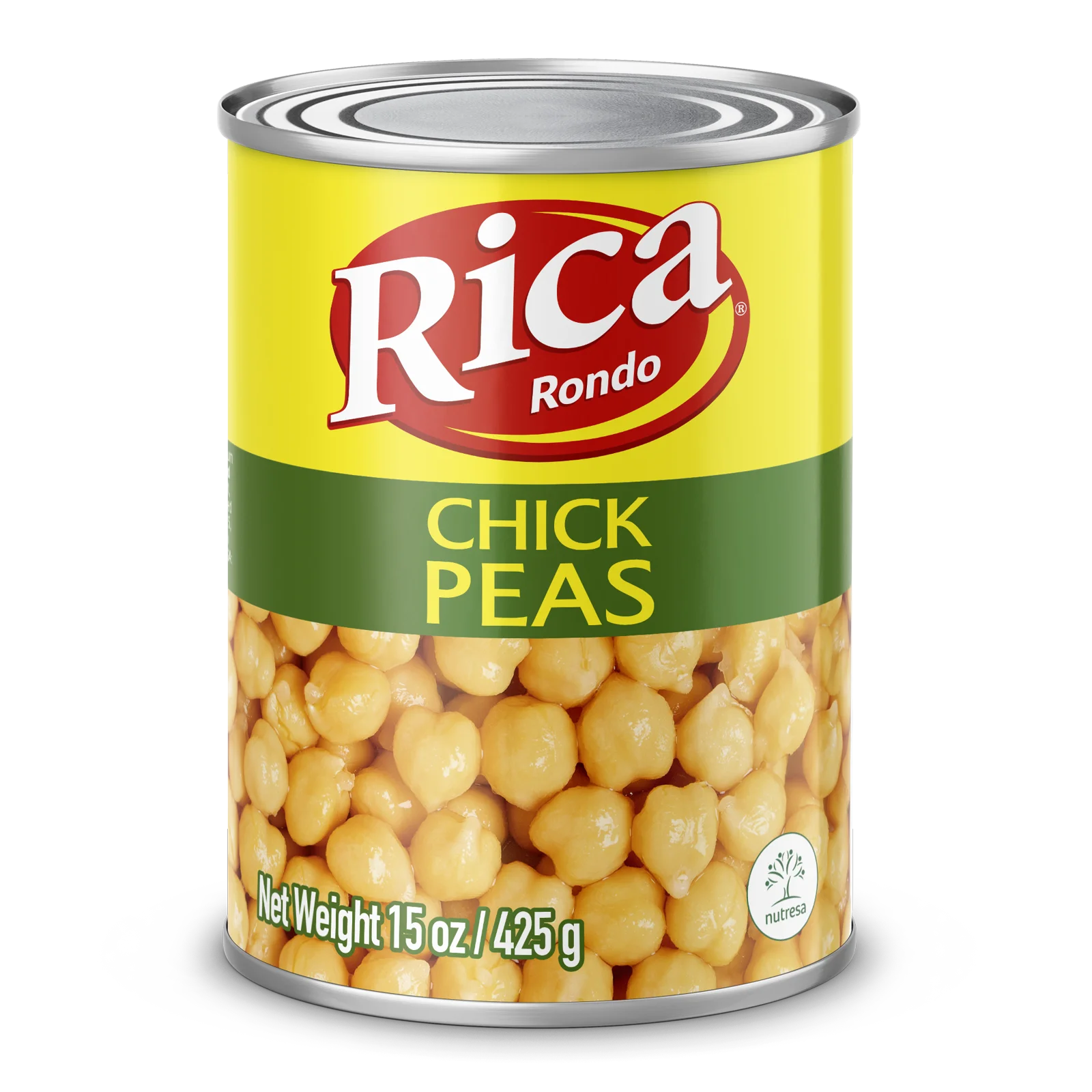 2036107 Rica Chickpeas Can 15 Oz FRONT