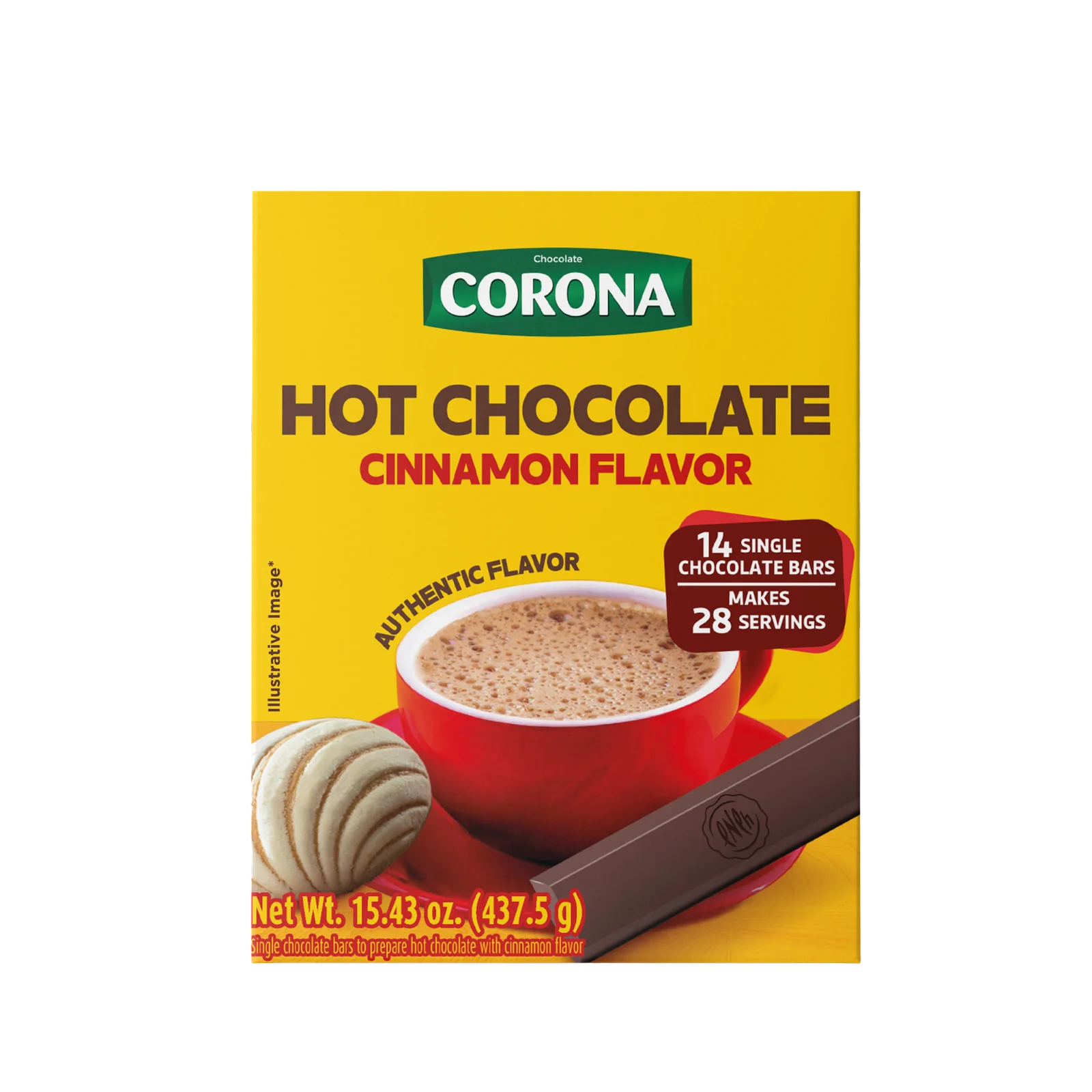Corona Chococolate Single Serve Box 15 43 Oz FRONT
