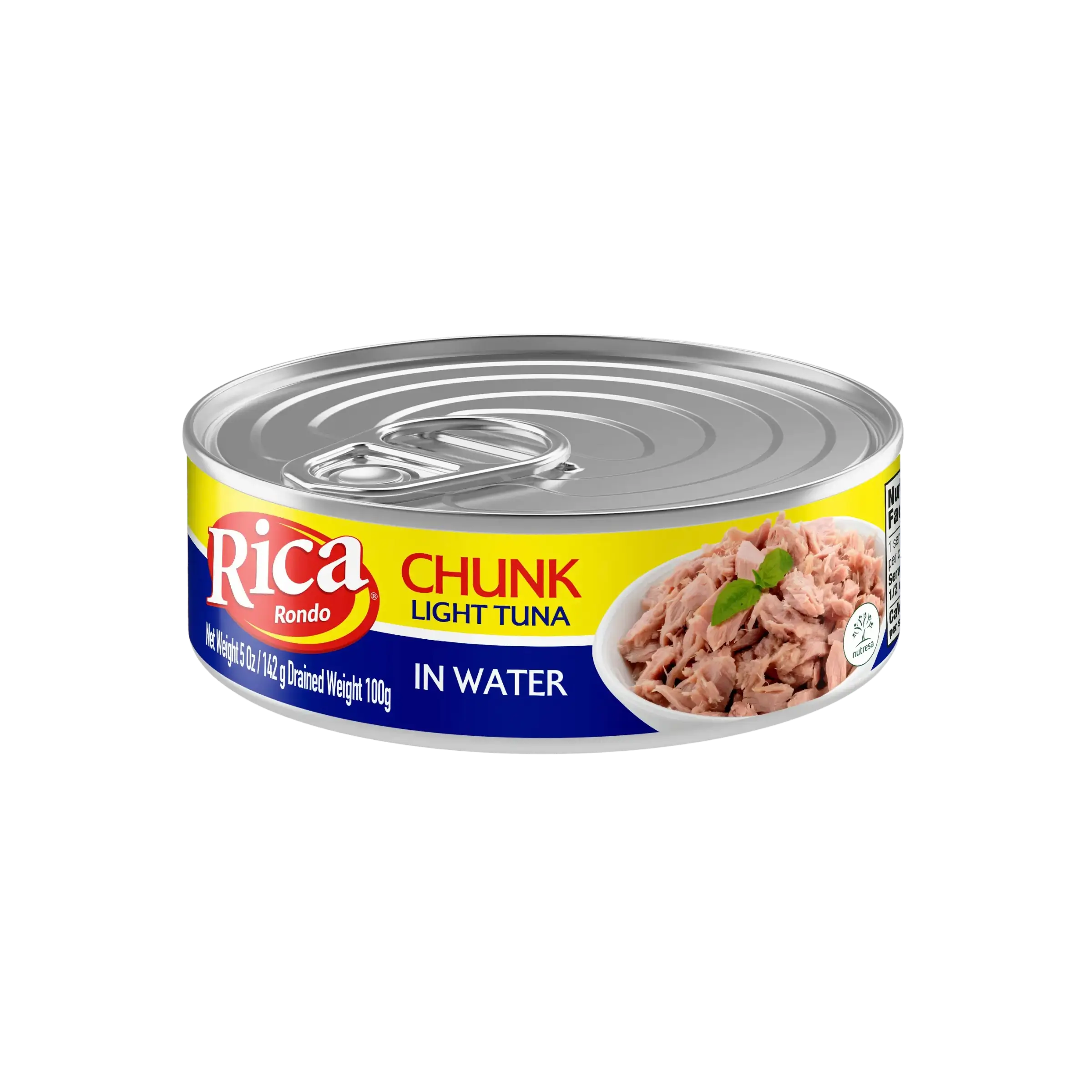 Rica Tuna Chunk In Water 5 Oz UPDATE FRONT