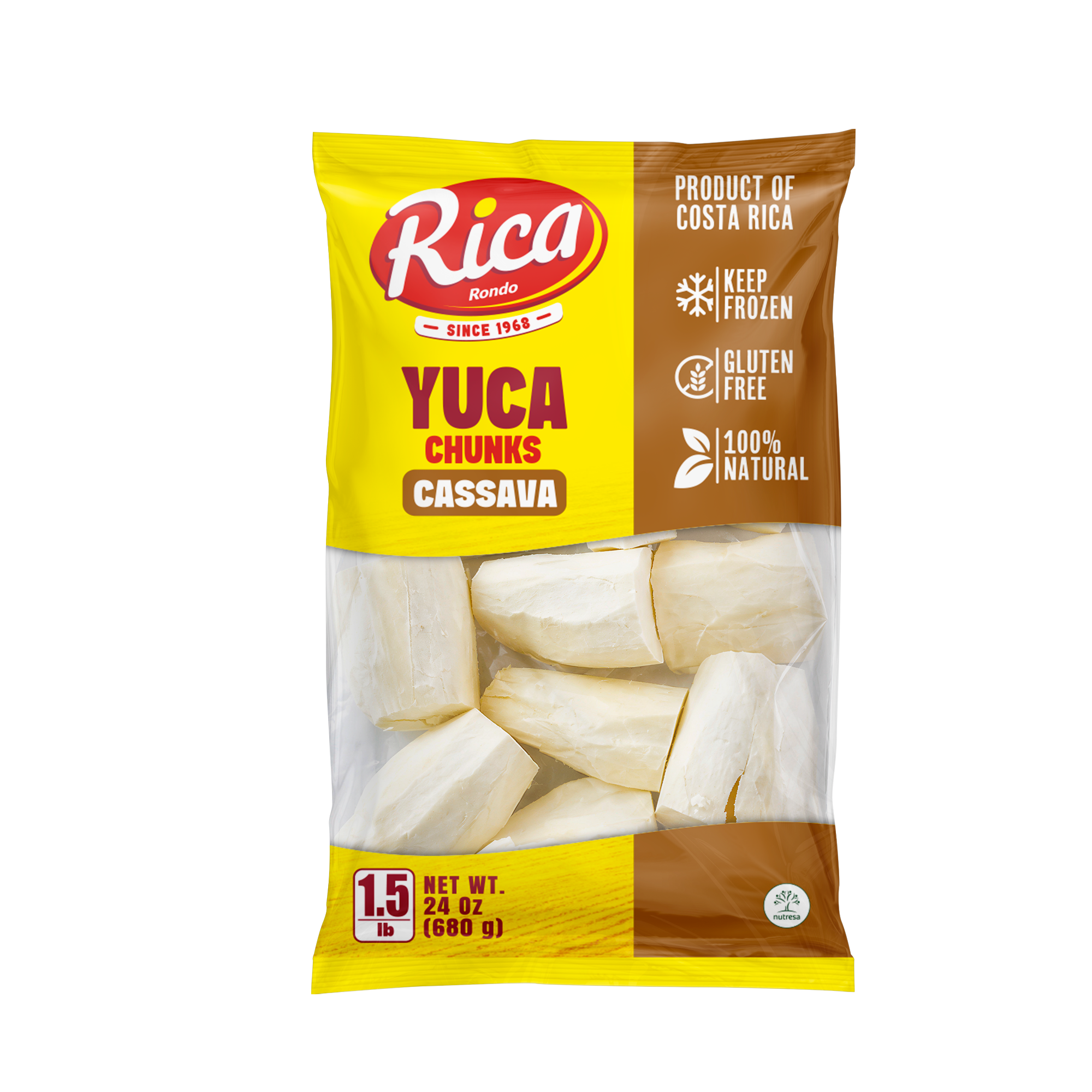 1093510 RICA CASSAVA BAG 16 24 OZ FRONT