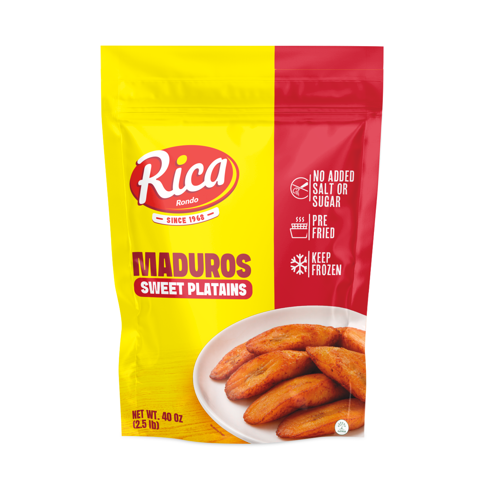 1093515 RICA SWEET PLANTAINS 6 40 OZ FRONT