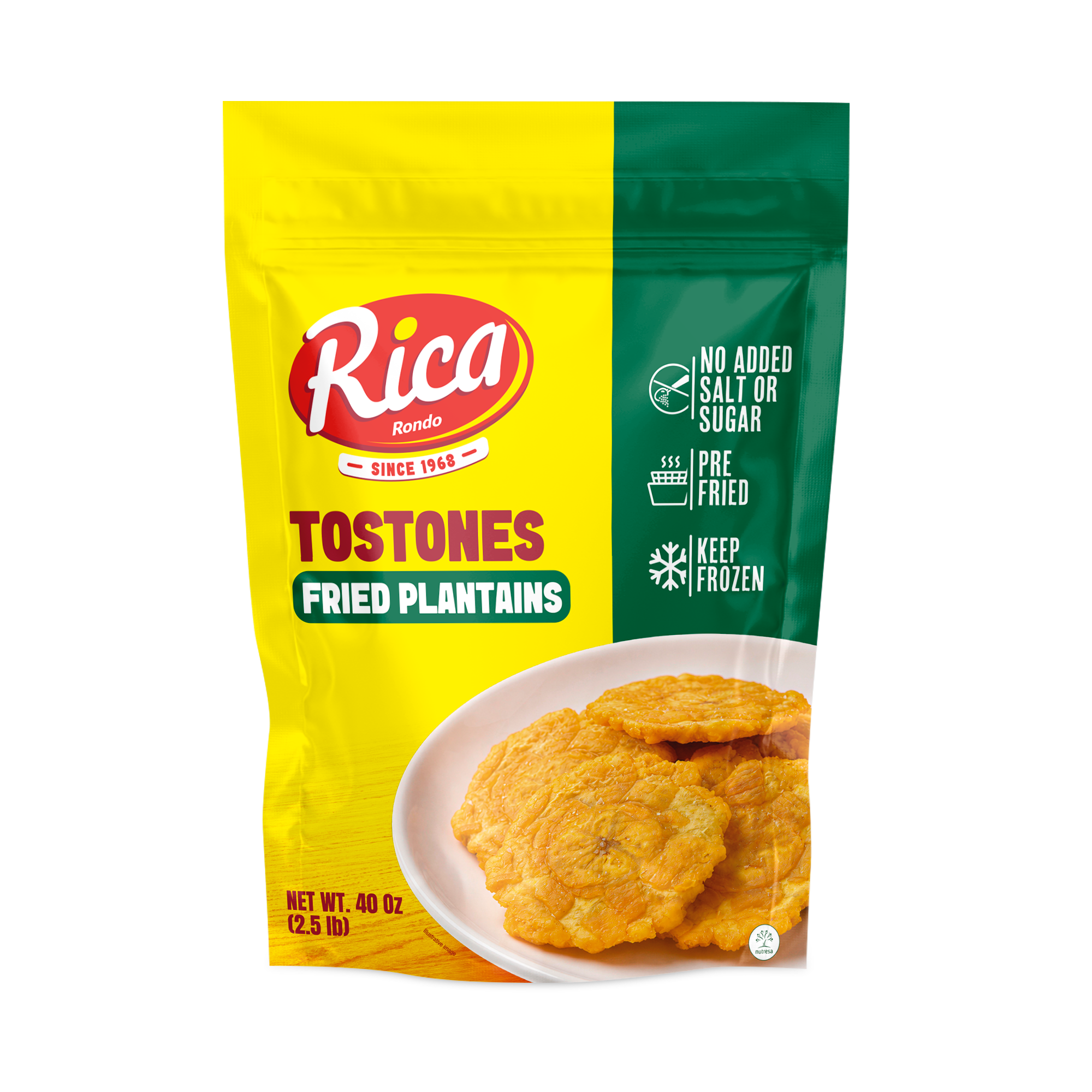 1093517 RICA FRIED PLANTAINS 6 40 OZ FRONT