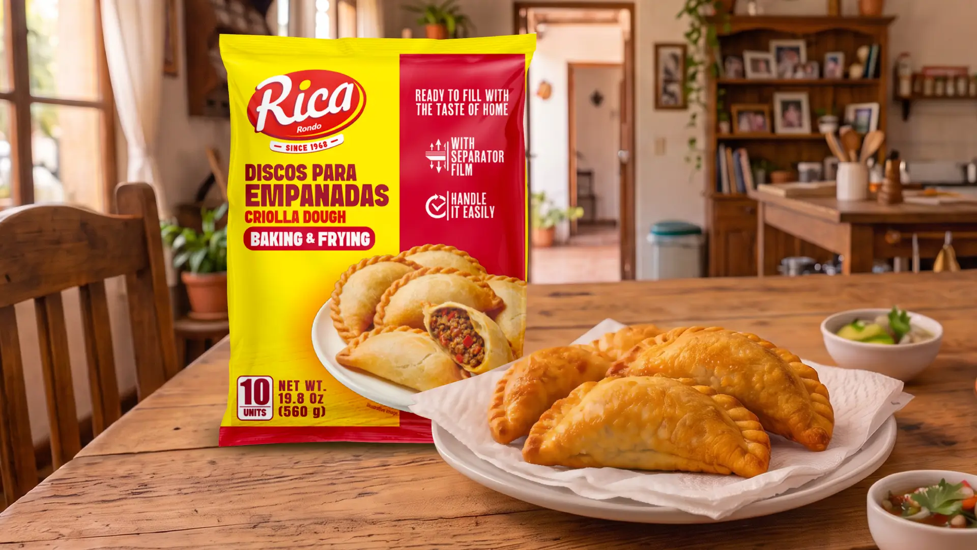Rica Rondo Empanadas Horizontal Producto